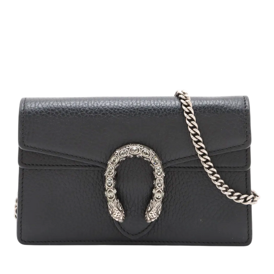 Gucci Dionysus Mini Black Leather