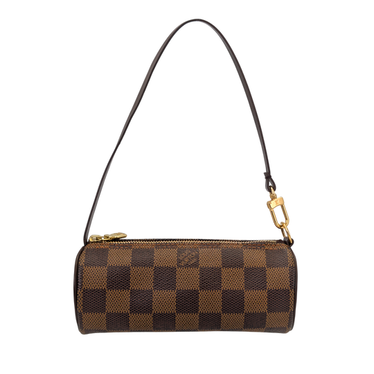 Louis Vuitton Papillon Pochette Damier Ebene Canvas