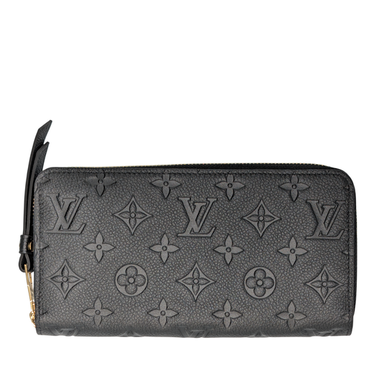 Louis Vuitton Zippy Wallet Black Monogram Empreinte