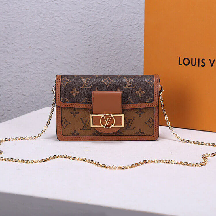 Replica LV Dauphine Chain Wallet M68746 (2)
