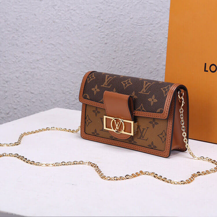 Replica LV Dauphine Chain Wallet M68746 (3)