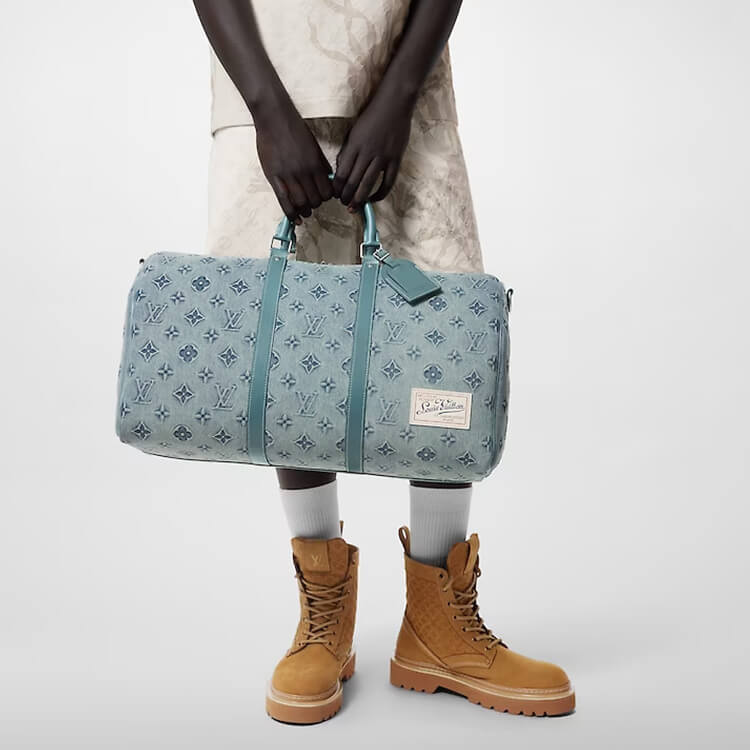 Replica LV Keepall Bandoulière 50 M22532 (7)