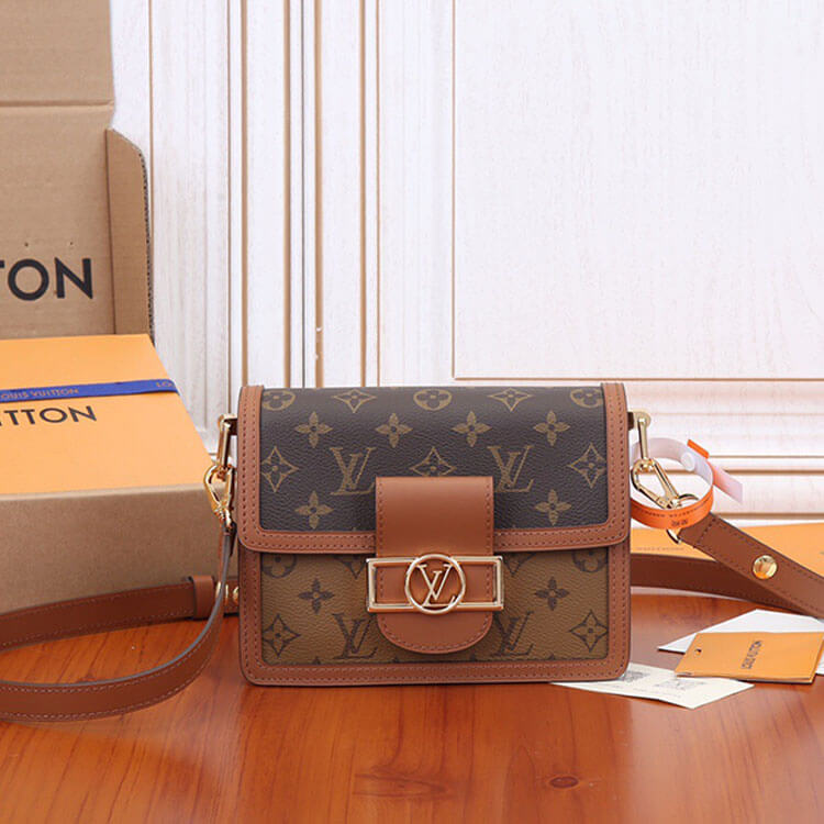 Replica LV Mini Dauphine Handbag M44580 (2)
