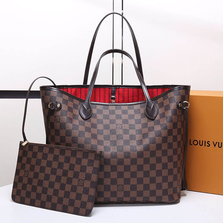 Replica LV Neverfull MM Tote N41358 (2)
