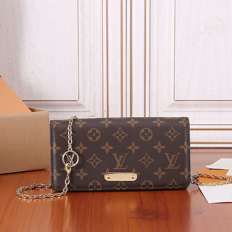 Replica LV Wallet On Chain Lily M82509 (2)