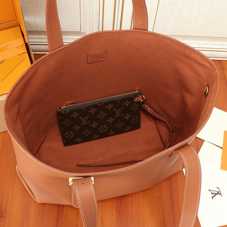 Replica LV Low Key Cabas MM M25342 (6)