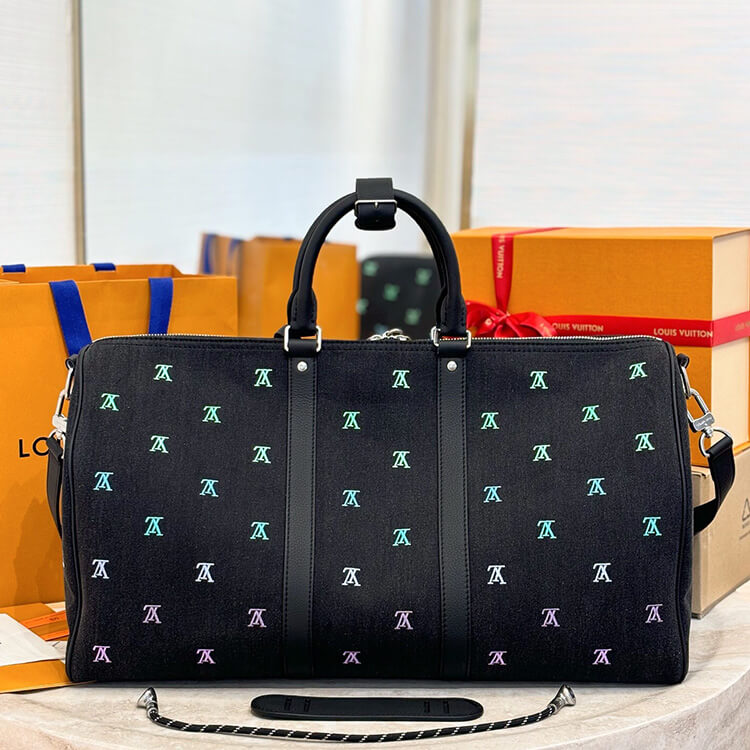 Replica LV Keepall Bandoulière 50 M13966 (4)
